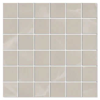 Marmor Mosaik Klinker Epoque Beige Mat 30x30 (5x5) cm-2